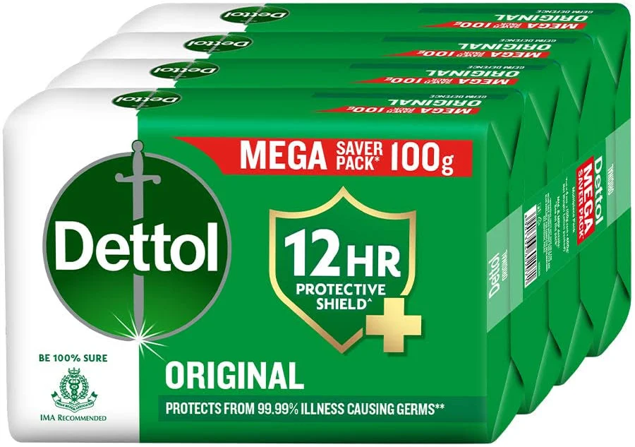 Dettol Original Soap 100 g (Pack of 4)